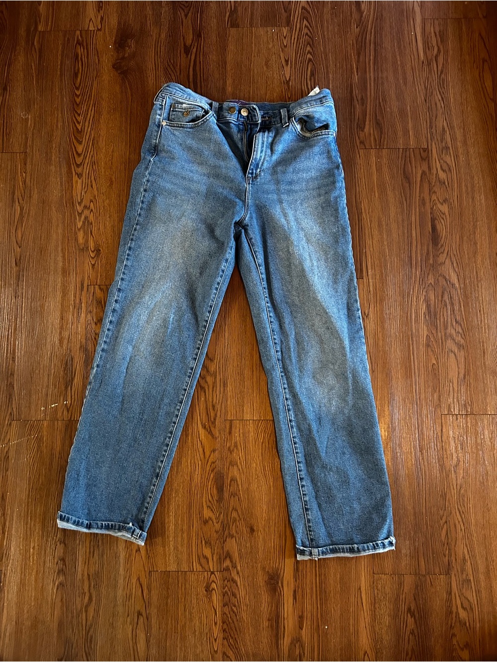 Gloria Vanderbilt Women's Straight Leg Blue Jeans